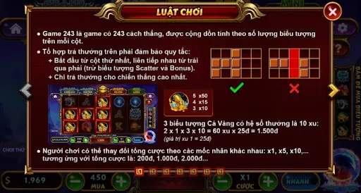 Luật chơi Kho báu tứ linh tại manclub